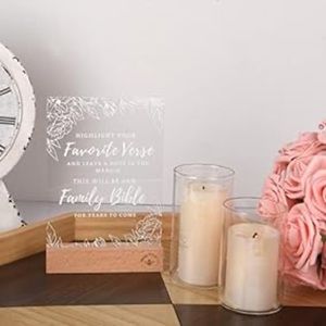 Highlight Favorite Bible Verse Wedding Sign